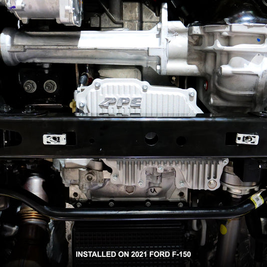 2018-2022 Ford F150 3.0L Heavy-Duty Cast Aluminum Engine Oil Pan - PPE - Pacific Performance Engineering