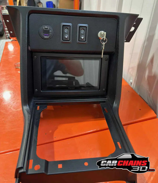 3D-Printed HVAC delete panel for 1987-1993 Ford Mustang Fox-body - CarChains3d