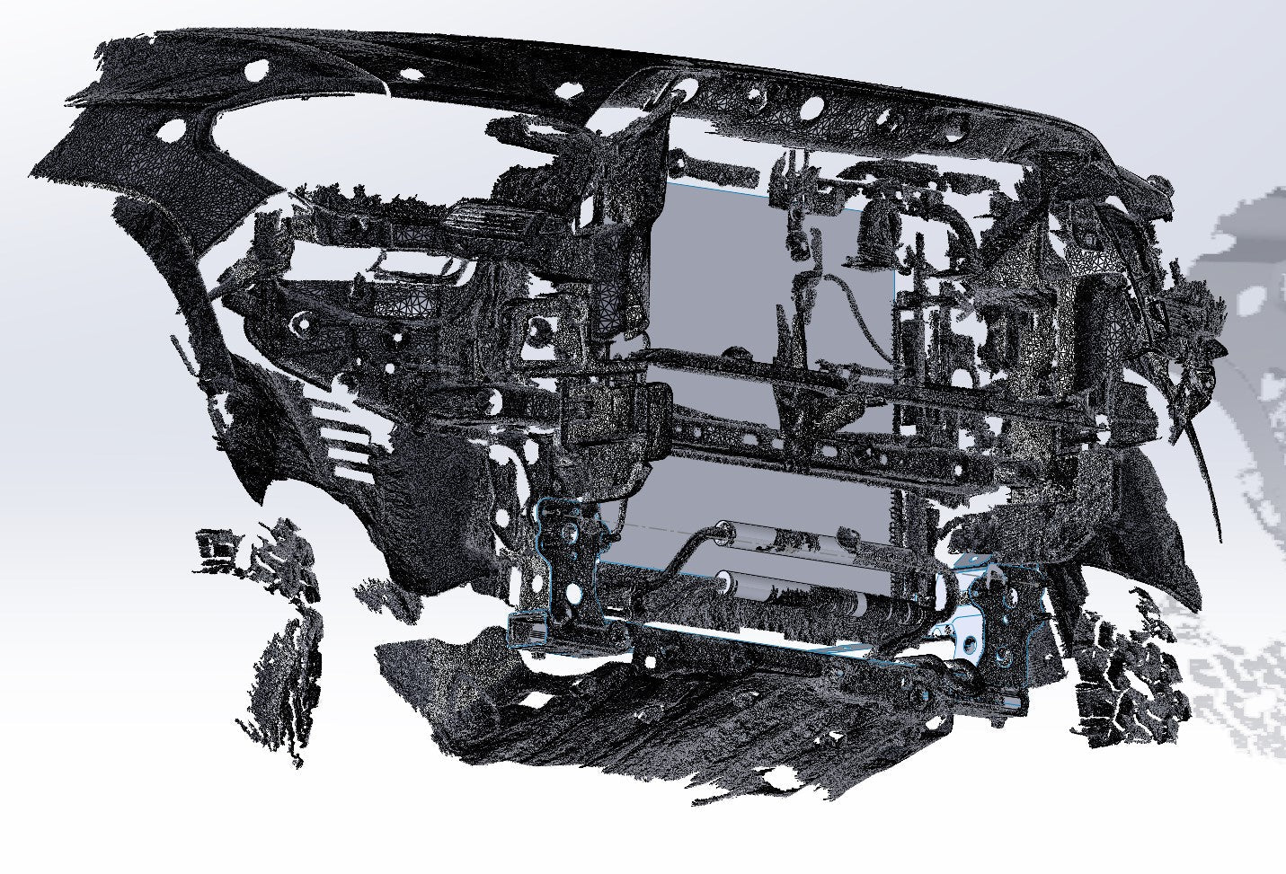 3D Scan: 2016-2023 Toyota Tacoma Front Bumper (TRD Off-Road)