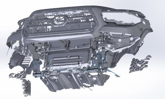 3D Scan: 2016-2023 Toyota Tacoma Front Bumper (TRD Off-Road)