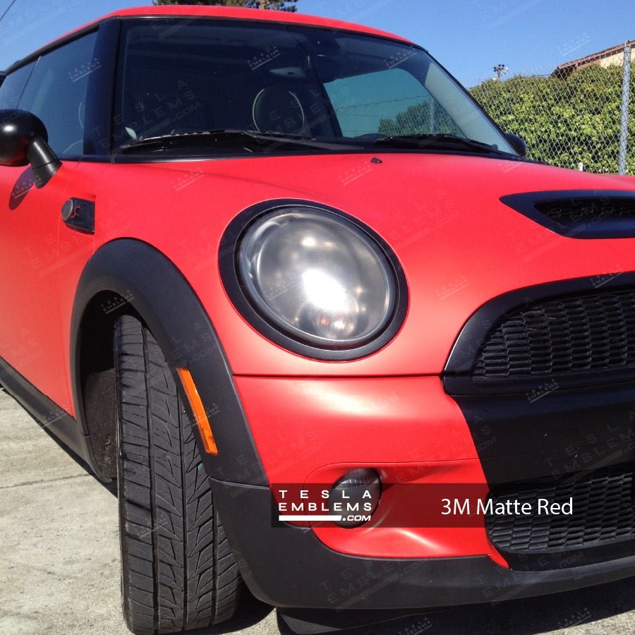 3M Matte Red | Tesla Center Console Wrap Kit | Model 3 '21-24
