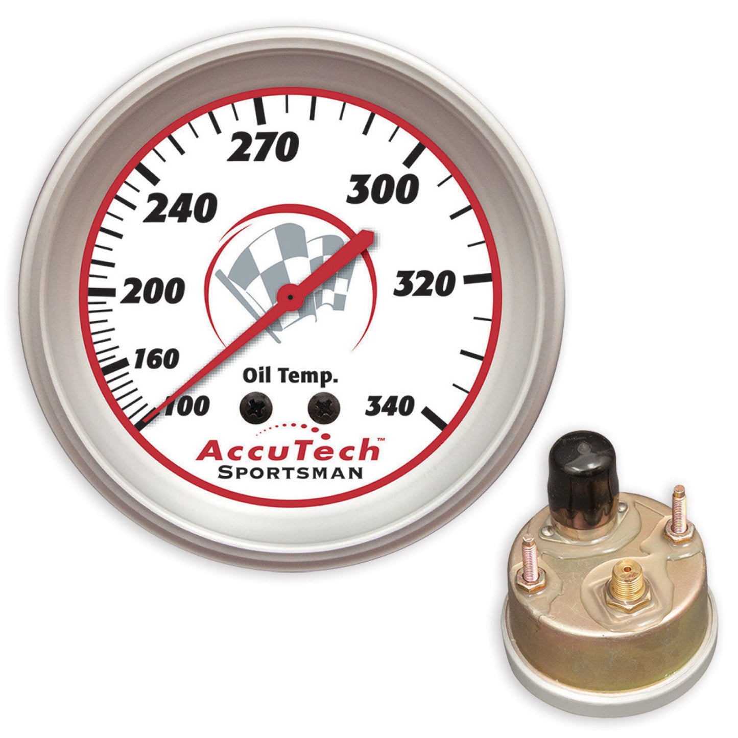 Longacre AccuTech Sportsman 2015 Weather Resistant Oil Temp Gauge 52-46524