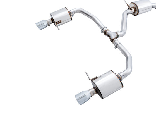 AWE Tuning Touring Edition Exhaust for MK7 Jetta GLI w/ High Flow Downpipe (not included) - Chrome Silver Tips 3015-22070