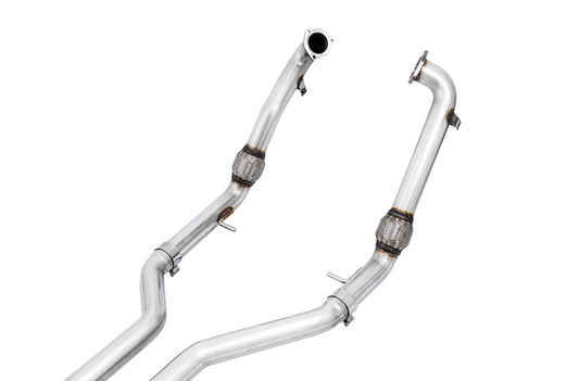 AWE Tuning SwitchPath Exhaust for Audi B9 S5 Coupe - Non-Resonated - Chrome Silver 90mm Tips 3025-42036