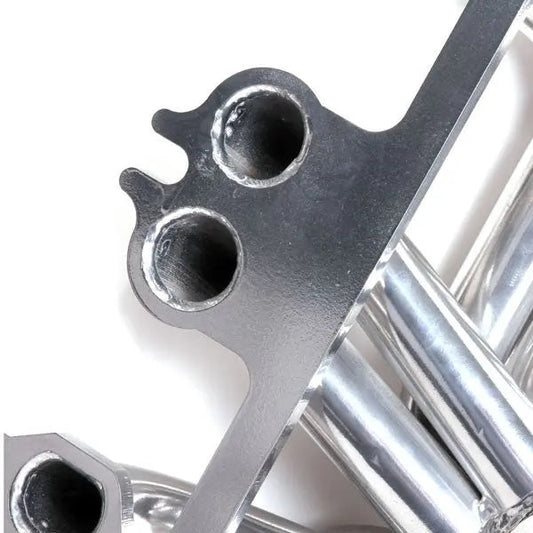 Jeep Cherokee Wrangler 4.0 1-1/2 Shorty Exhaust Header Polished Silver Ceramic 91-99