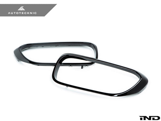 AutoTecknic Gloss Black Front Grille Surround Set - F90 M5