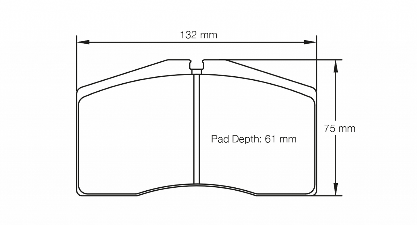 PAGID Racing Pagid Racing 1842 RSL1 Compound Brake Pads 1842-RSL1