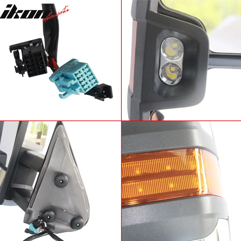 2003-2007Â Silverado Towing Mirror Power Heat Signal Arrow Clear Light