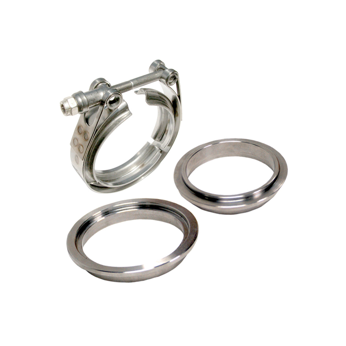 Standard 304 Stainless Steel V-Band - 3 piece Set (1C 1M 1F) (Built To Order) ppepower