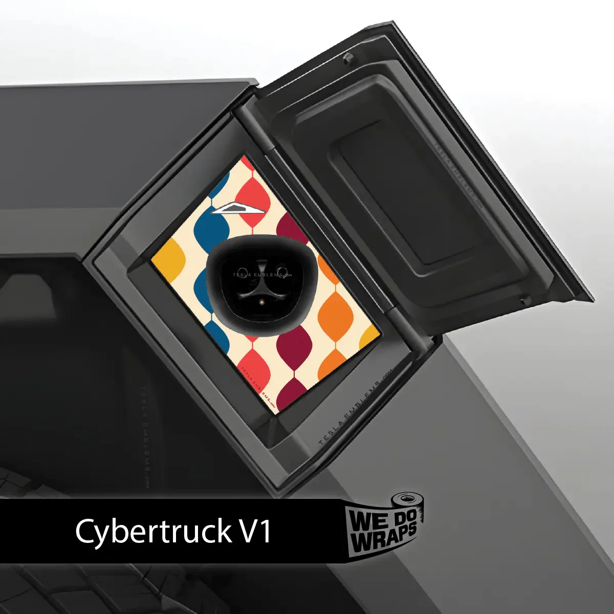 60s Garland Tesla Charge Port Wrap | Cybertruck