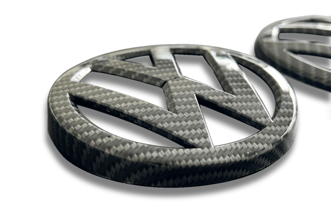 VW Golf 7 - Base, GTI, R - Carbon Fiber Look Emblem Set (2012-2017)