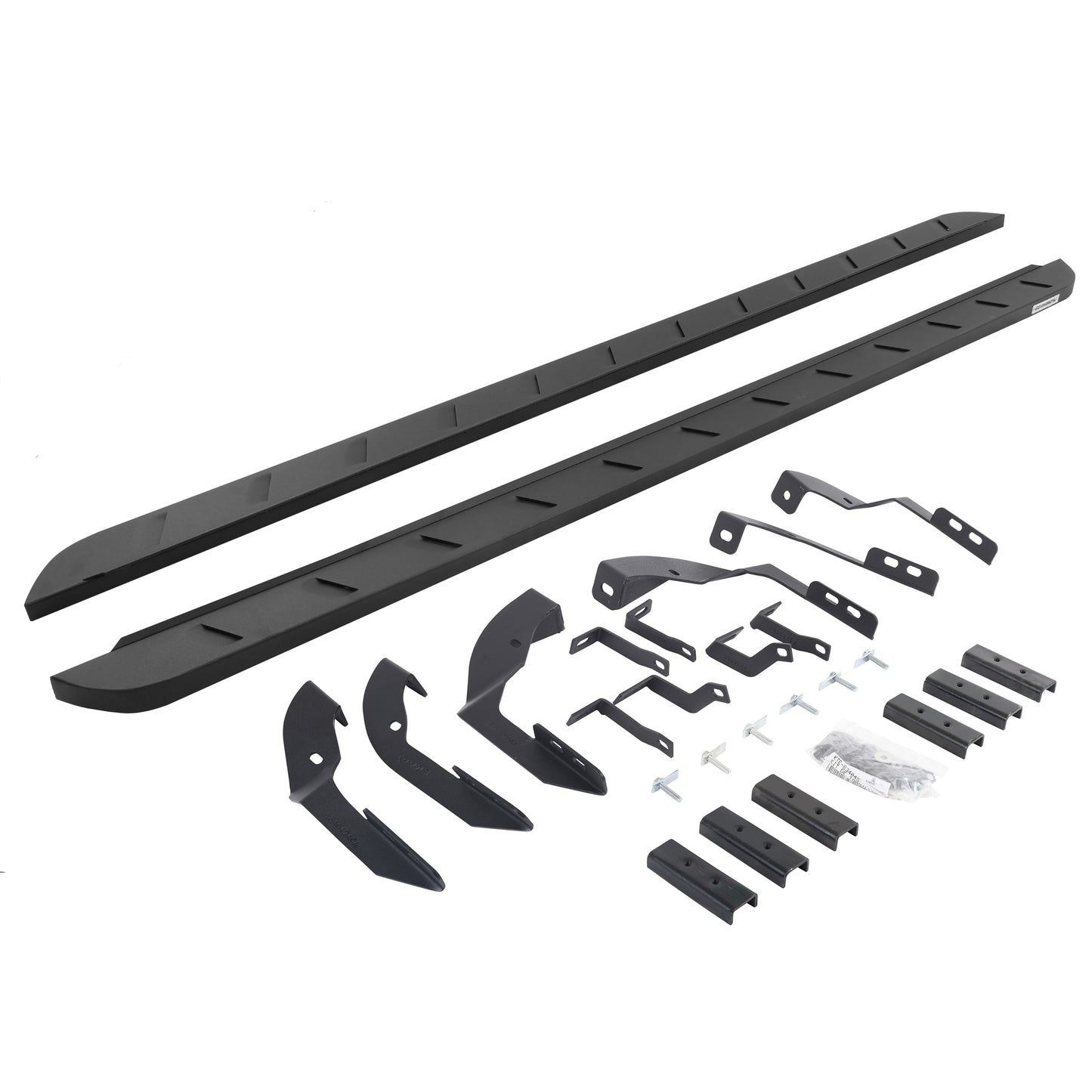 Go Rhino 63404280SPC RB10 Slim Line Running Boards With Mounting Brackets Textured Black