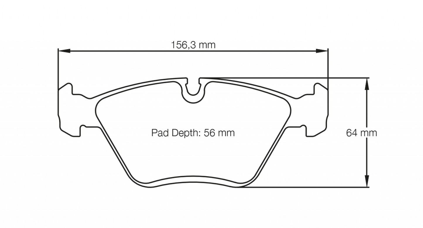 PAGID Racing Pagid Racing 1295 RST3 Compound Brake Pads 1295-RST3