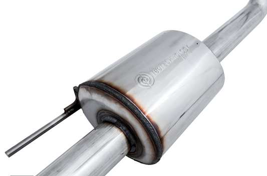 AWE Tuning 0FG Single Exit Exhaust for 15+ F-150 - 4.5" Diamond Black Tips 3015-23058