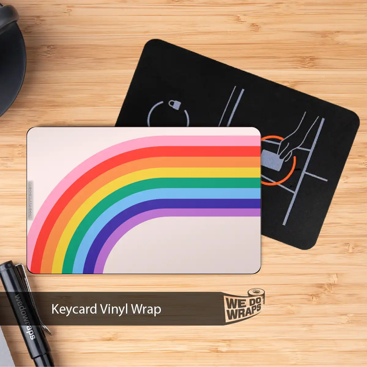 70s Rainbow | NFC Key Card Wrap