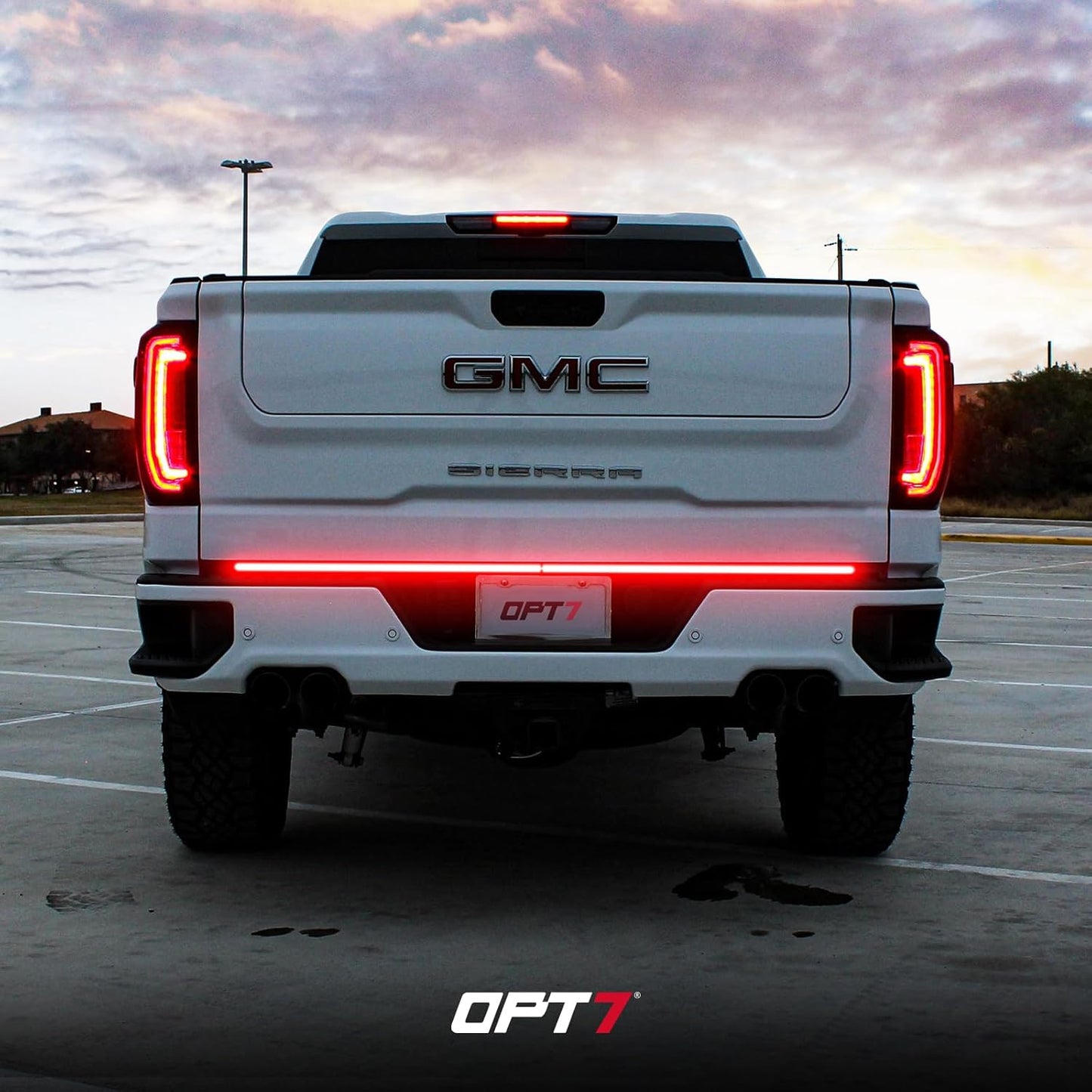 Redline Double Row LED Tailgate Light Bar with Reverse Light, Brake Light, Turn Signals and Hazard Light