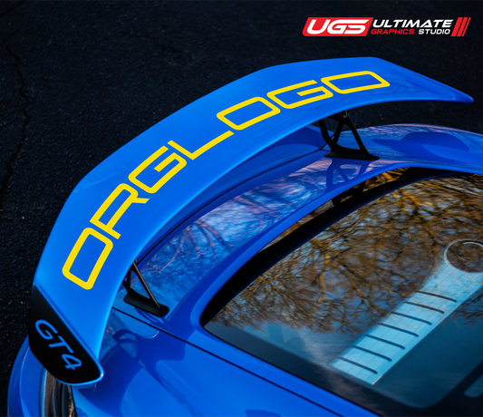 Wing Decal for Porsche GT4