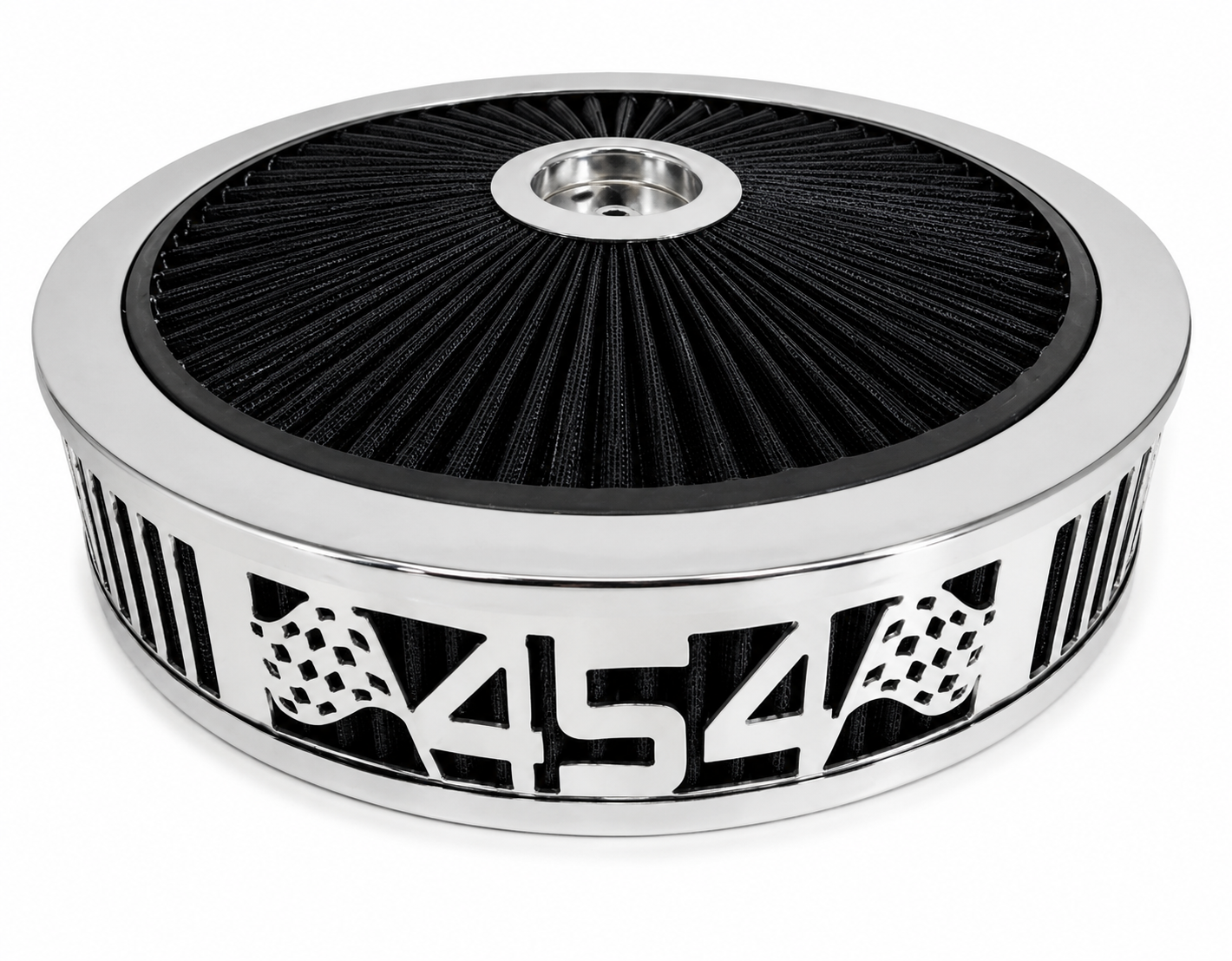 Granatelli Blingz Beauty Bandz Black & Chrome Air Filter Assembly – 454 Graphic – 750037