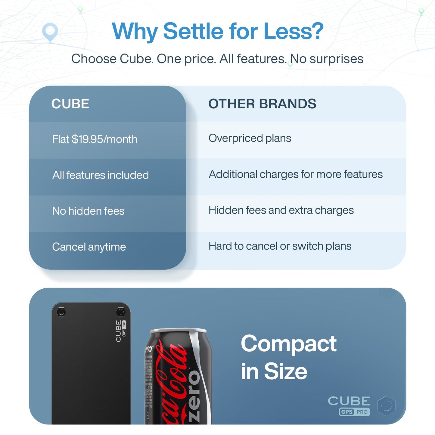 Cube GPS Magnetic Tracker| 4G LTE | Cube Tracker