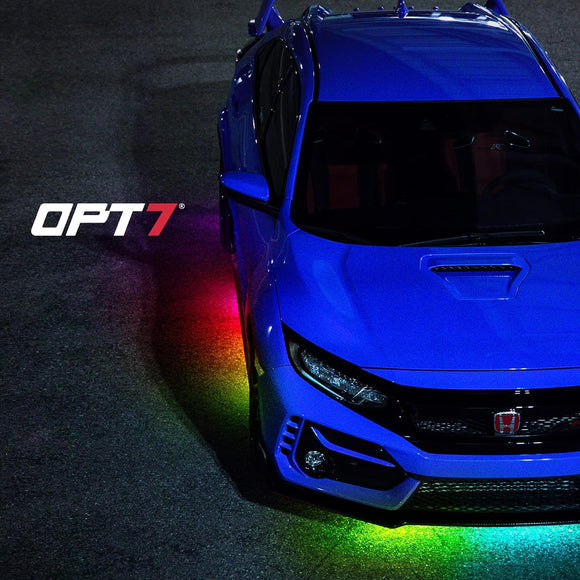 AURA PRO Exterior Pack Bundle (Grille LED Kit + Wheel Well Kit + DreamColor Underglow LED Kit) - Bluetooth APP and Remote Controlled