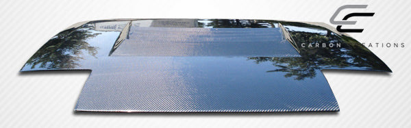 Carbon Creations D-1 Hood Compatible With 1986-1991 Mazda RX7 - 1 Piece - 104230