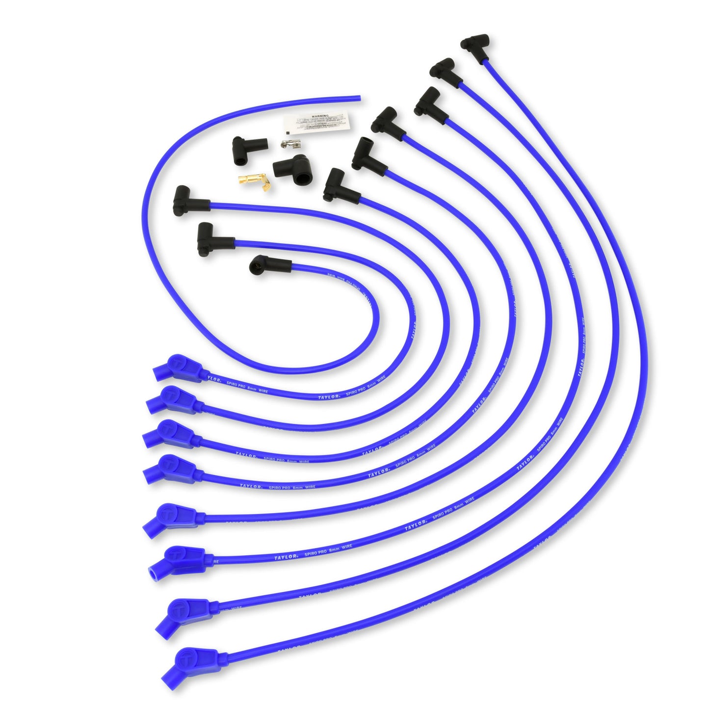 Taylor Cable 8mm race fit Spiro-Pro blue 76658