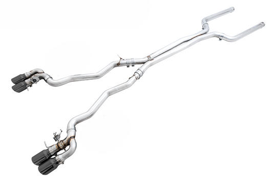 AWE Tuning SwitchPath Cat-Back Exhaust for BMW F90 M5 - Diamond Black Tips 3025-43066