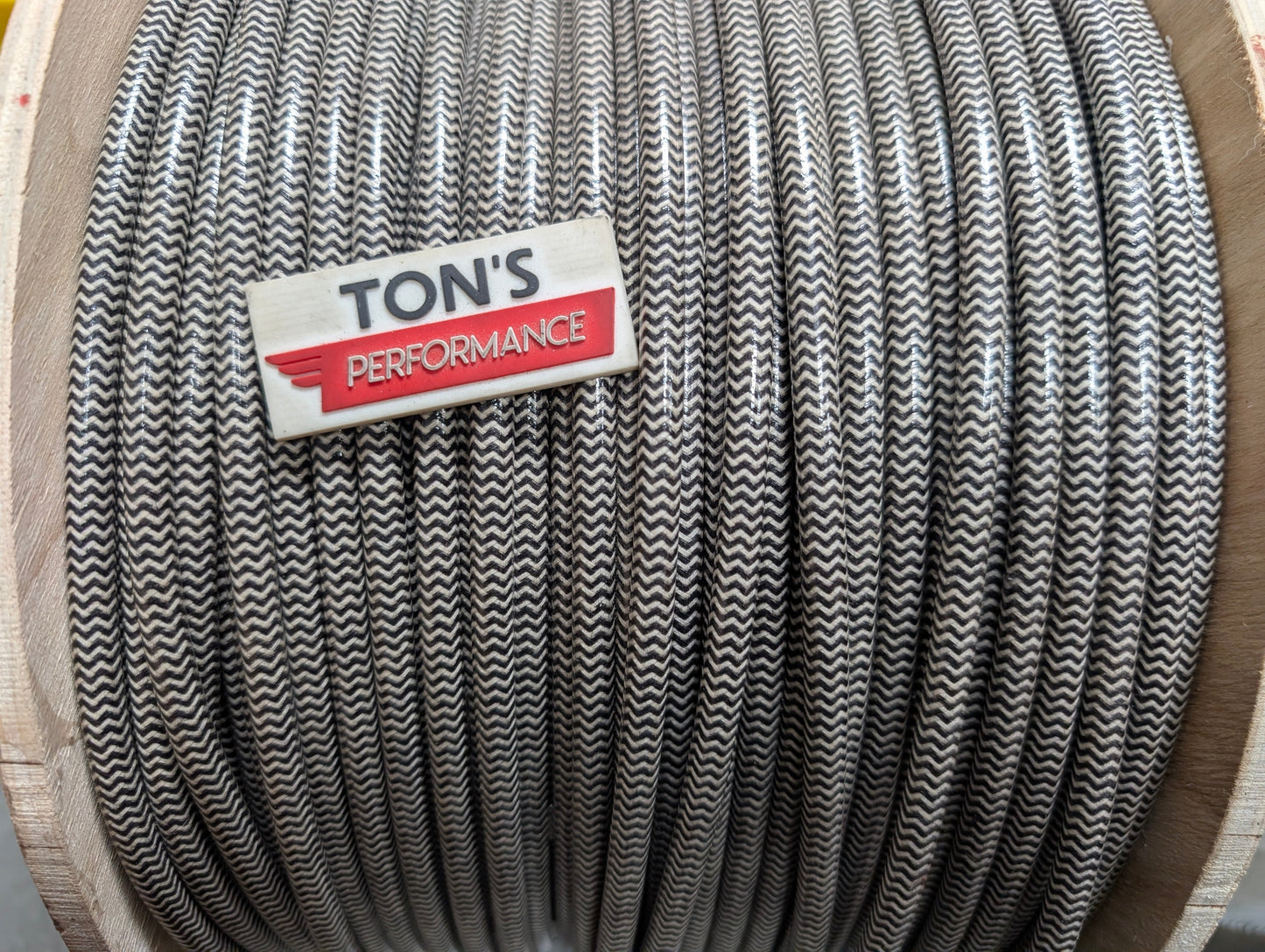 Cloth Braided Plug Wires Harley Sportster 1986 - 2003 / PAIR OF REPLACEMENT OEM LENGTH WIRES