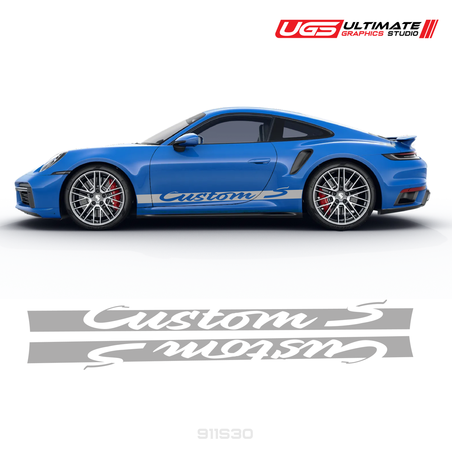 Side Graphics Fit Porsche Turbo S