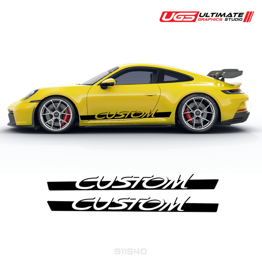 Accent Graphics to fit Porsche 911 GT3