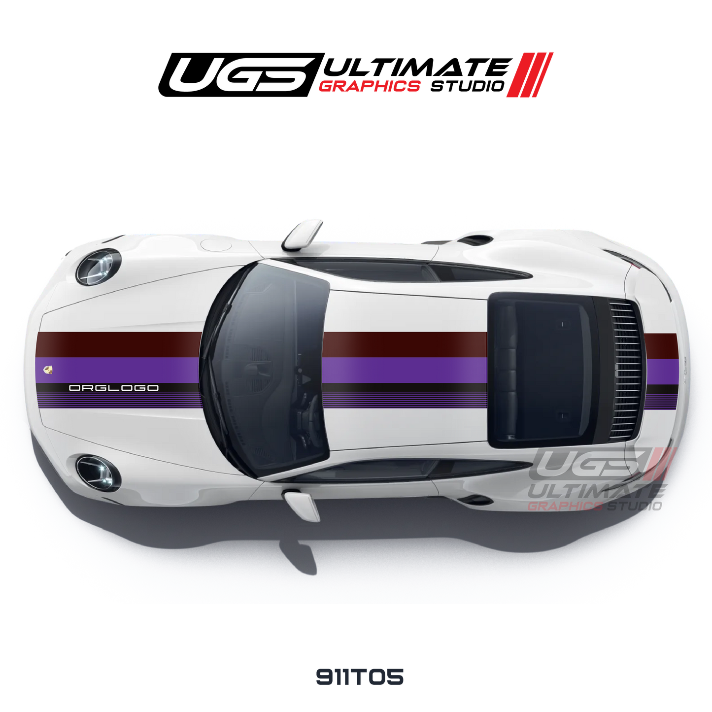 Racing Top Stripe Kit for Porsche Models