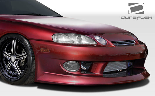 Extreme Dimensions Duraflex V-Speed Wide Body Front Bumper Cover Compatible With 1992-2000 Lexus SC - 1 Piece - 106571
