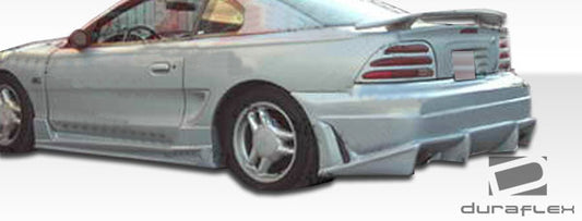 Extreme Dimensions Duraflex Bomber Side Skirts Compatible With 1994-1998 Ford Mustang - 2 Piece - 103926
