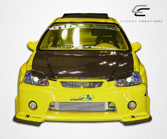 Carbon Creations OEM Look Hood Compatible With 1996-1998 Honda Civic - 1 Piece - 101709