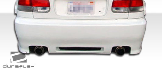 Extreme Dimensions Duraflex Spyder Rear Bumper Cover Compatible With 1996-2000 Honda Civic - 1 Piece - 101744