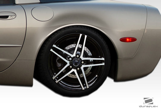 Extreme Dimensions Duraflex ZR Edition Rear Fenders Compatible With 1997-2004 Chevrolet Corvette C5 2DR - 2 Piece - 107033