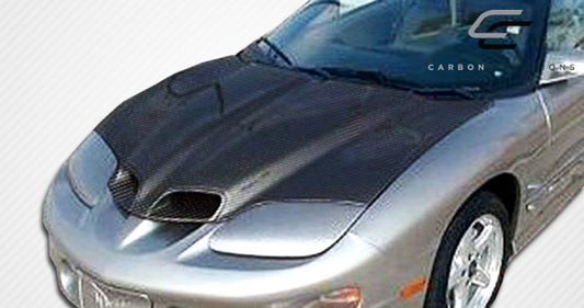 Carbon Creations WS-6 Hood Compatible With 1998-2002 Pontiac Firebird - 1 Piece - 103622