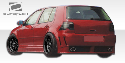Extreme Dimensions Duraflex Piranha Rear Bumper Cover Compatible With 1999-2005 Volkswagen Golf - 1 Piece - 103120