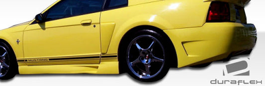 Extreme Dimensions Duraflex CVX Side Skirts Compatible With 1999-2004 Ford Mustang - 2 Piece - 104839