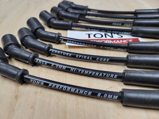 8mm LS SPARK PLUG WIRES CAR, TRUCK, & SUV 10" or 12" LENGTH (4.8L, 5.3L, 6.0L, 6.2L ENGINES)