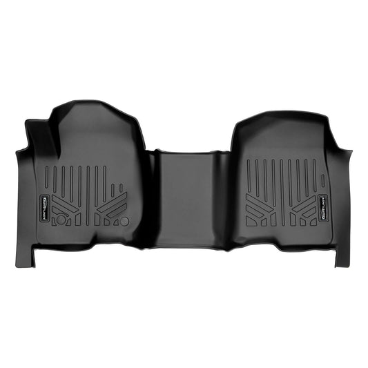 SMARTLINER Custom Fit Floor Liners For 2019-2026 Silverado/Sierra 1500/2500/3500 Crew Cab with 1st Row Bench Seat (No underseat)