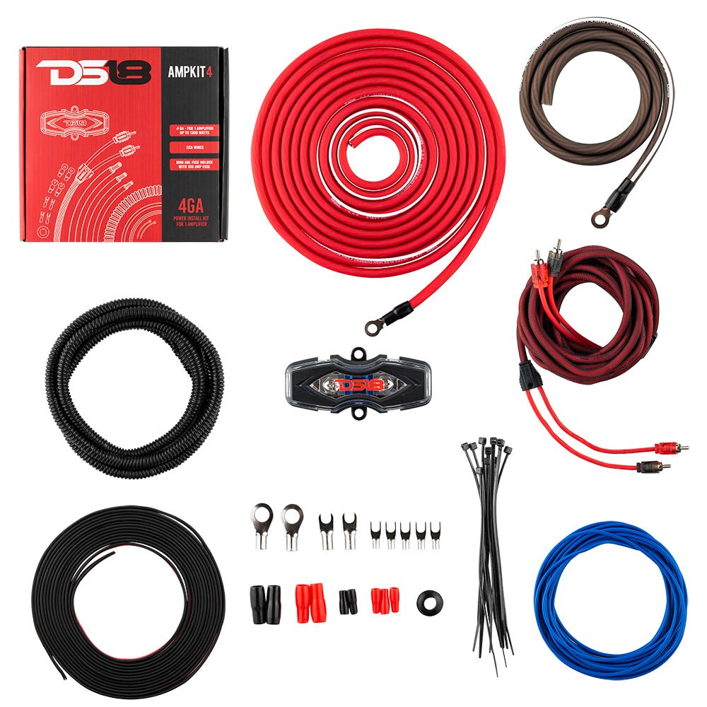 DS18 2015-2020 Ford F-150 Crew and Super Cab Front and Back Doors Speaker Better Upgrade/Replacement Package 1800 Watts