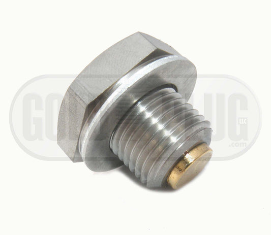 AP10 | GoldPlug | M16x1.5 | USA | Magnetic Drain Plug | Stainless | Fits all Subaru 4 Cylinder engines | SW10 Washer Included |