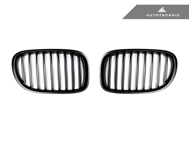 AutoTecknic Stealth Black Front Grille Set - F01/ F02 7-Series LCI