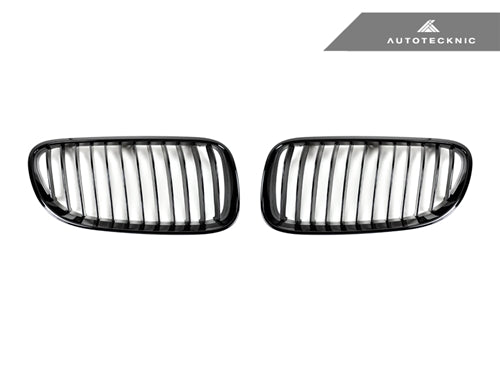 AutoTecknic Gloss Black Front Grille Set - E92 Coupe/ E93 Cabrio | 3-Series LCI