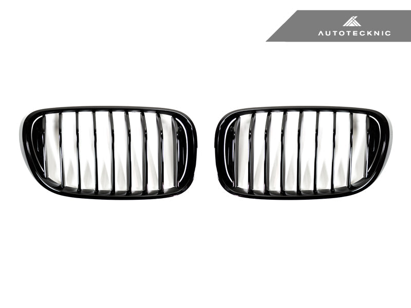 AutoTecknic Gloss Black Front Grille Set - G11/ G12 7-Series Pre-LCI (16-19)