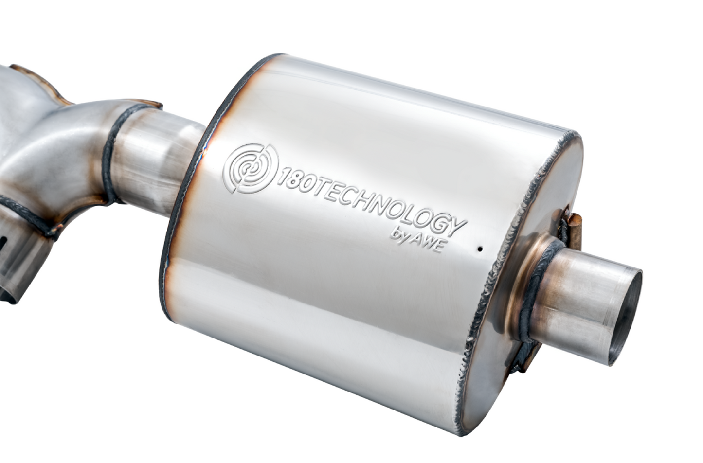 AWE Tuning Tread Edition Axleback Dual Exhaust for Jeep JL/JLU 3.6L/2.0T - Chrome Silver Tips 3015-32001