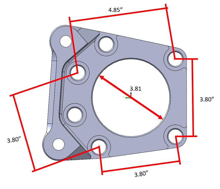 Electric Parking Brake (EPB) Bracket Kit 05-22 STERLING 10.5 (F250 F350)