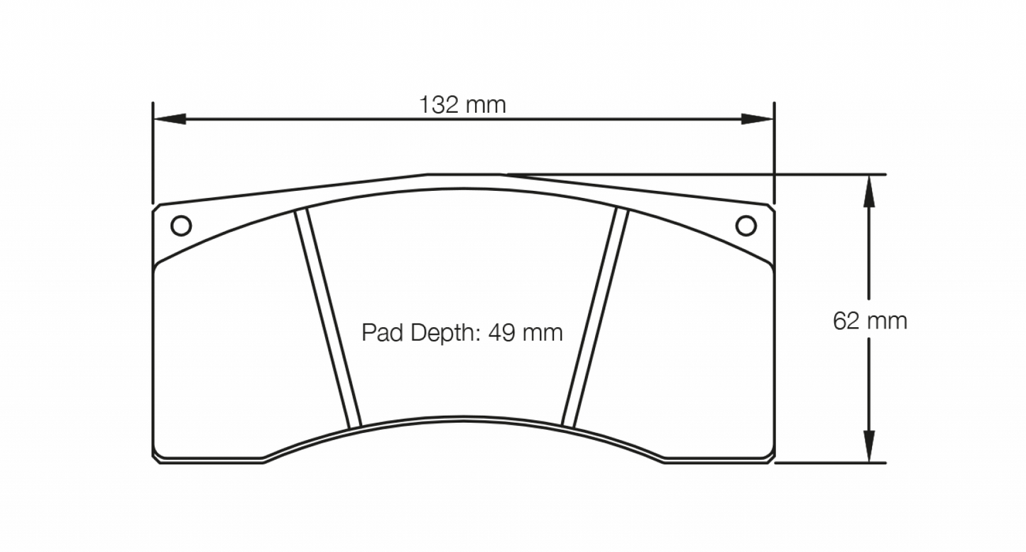 PAGID Racing Pagid Racing 1607 RSL29 Compound Brake Pads 1607-RSL29