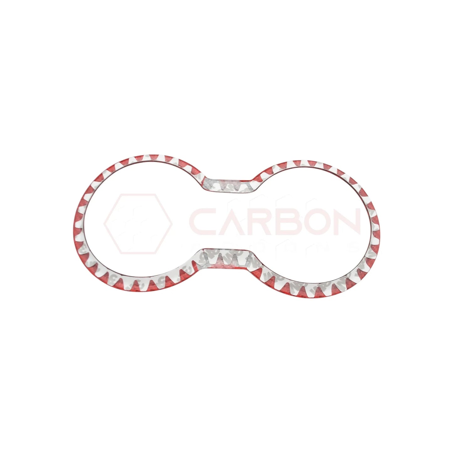 2024+ S650 Mustang Hard Carbon Fiber Cup Holder Trim Cover